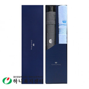 우산 타올 세트_CM 3단 폰지+CM 맥스40 세트 2P콤보세트, 수건, 타월