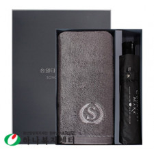우산 타올 세트_송월 슈퍼클래스 S90+CM 폰지 콤보 세트, 수건, 타월